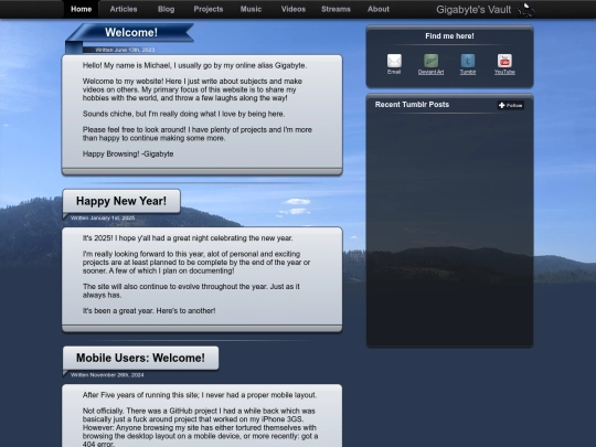 home screenshot