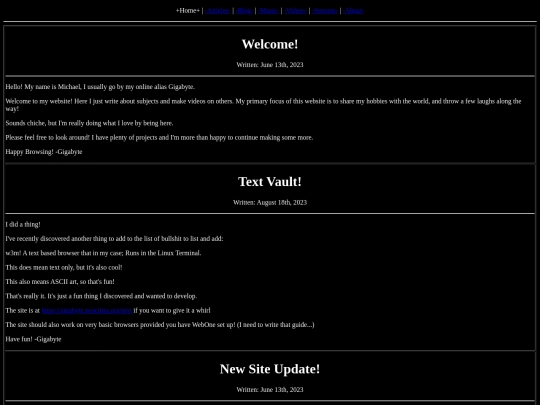 text/home screenshot