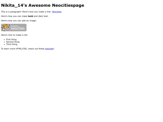 index screenshot
