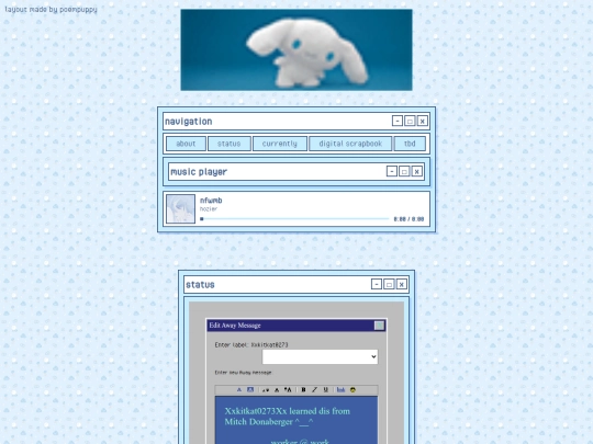 status screenshot