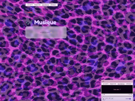 portfolio-musique screenshot