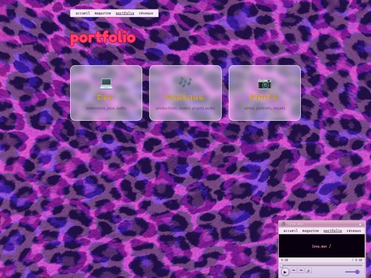portfolio screenshot