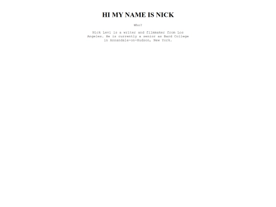 index screenshot