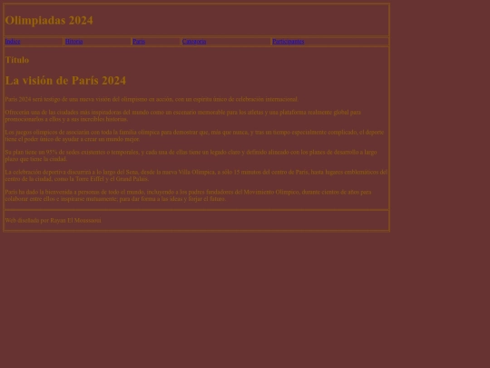 Olimpiadas/paris screenshot