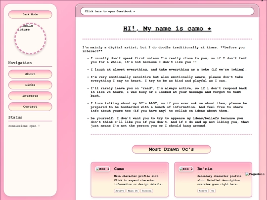 index screenshot