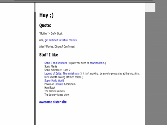 index screenshot