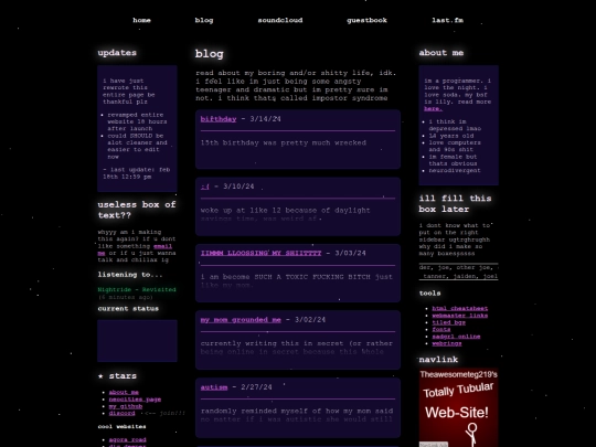 blog screenshot