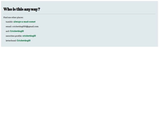 about-me screenshot