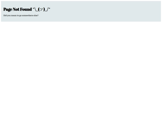 not_found screenshot