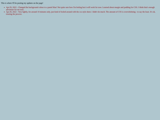 update screenshot