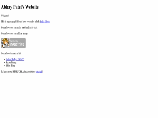 index screenshot