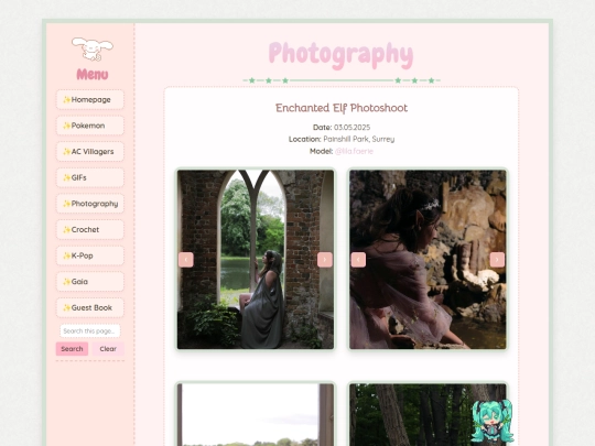 Photography.index screenshot