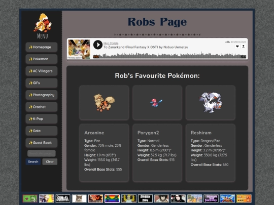RobsPage.index screenshot
