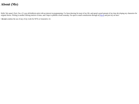 About Page/About_Terg screenshot
