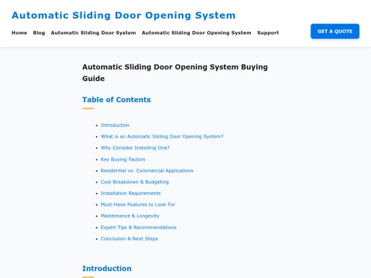 automatic-sliding-door-opening-system-buying-guide screenshot