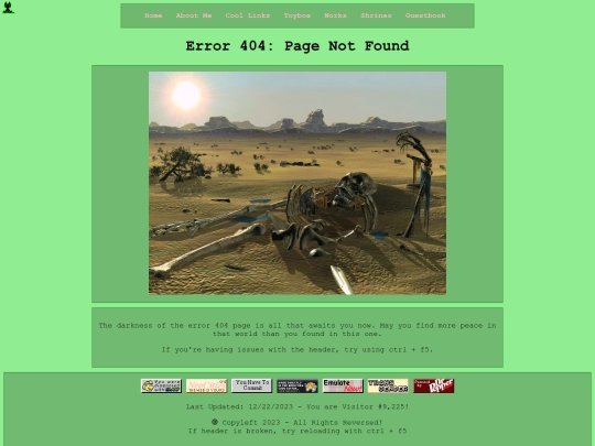 not_found screenshot