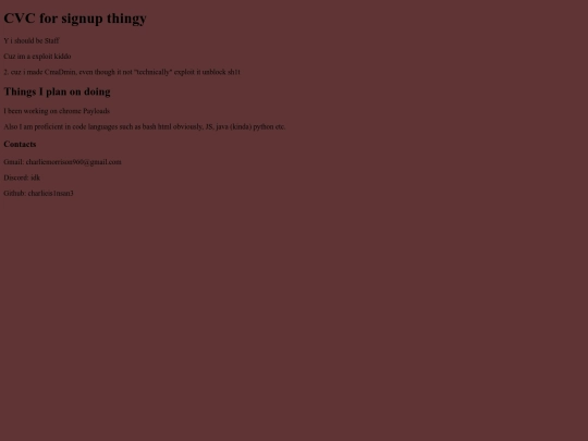 cvc screenshot