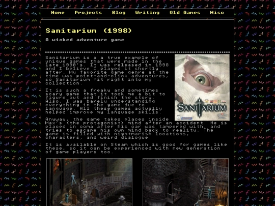 remember/sanitarium screenshot