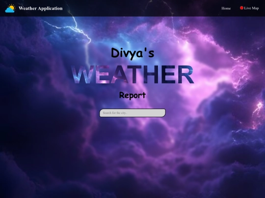 Weather_Application screenshot