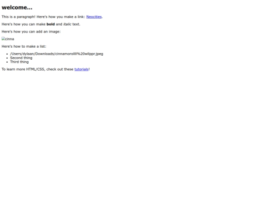 index screenshot