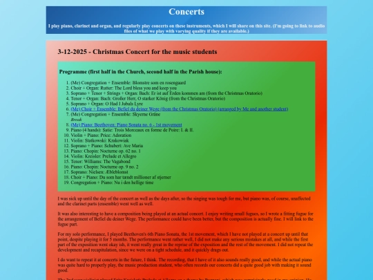 concerts screenshot