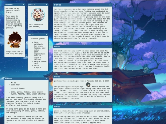genshindiary screenshot