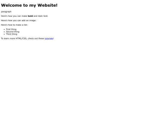 index screenshot