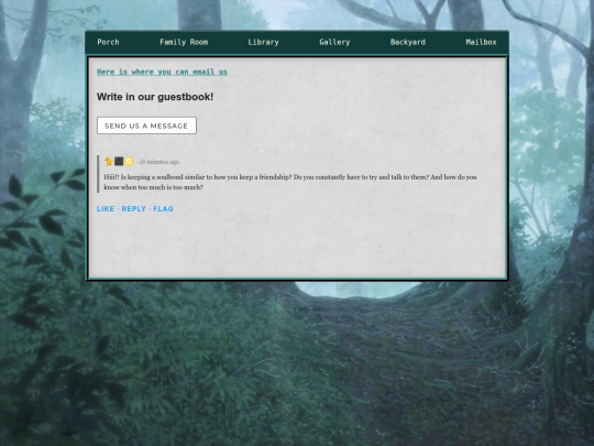 guestbook screenshot