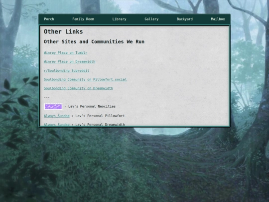 other-links screenshot
