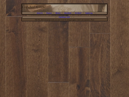 Diary screenshot