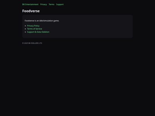 foodverse screenshot