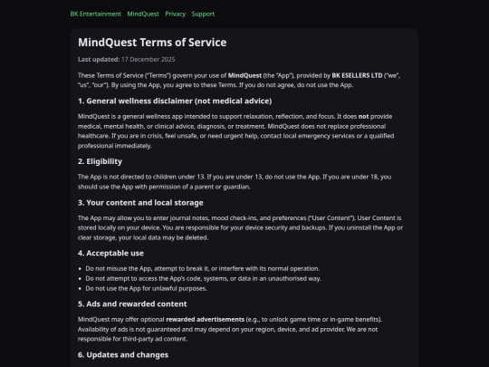 mindQuest/terms screenshot