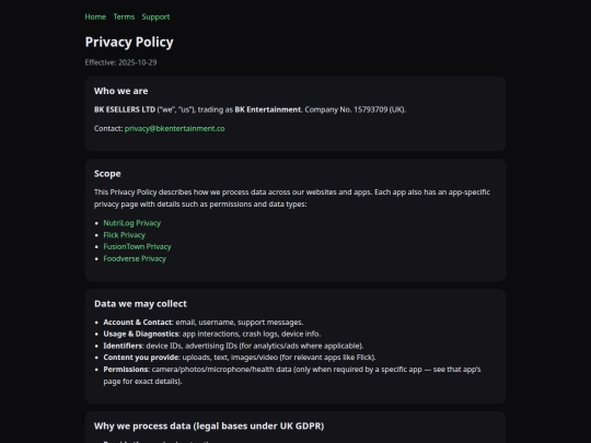 privacy screenshot