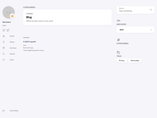 categories/blog screenshot