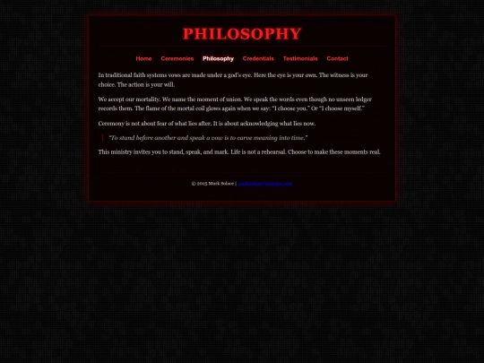 philosophy screenshot