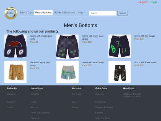 men's_bottoms screenshot