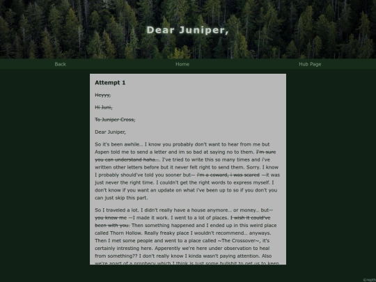 Archive/DearJuniper screenshot