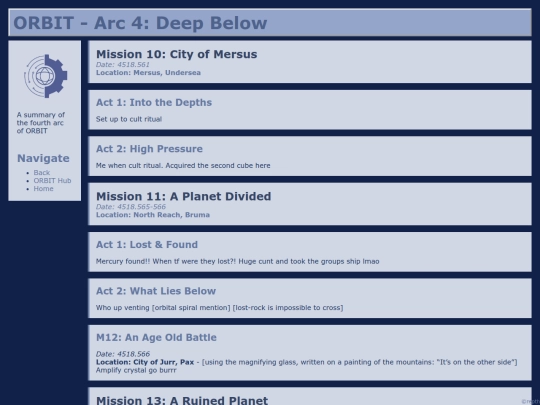 ORBIT/Arc4 screenshot