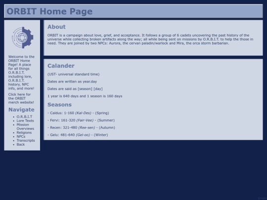 ORBIT/Home screenshot