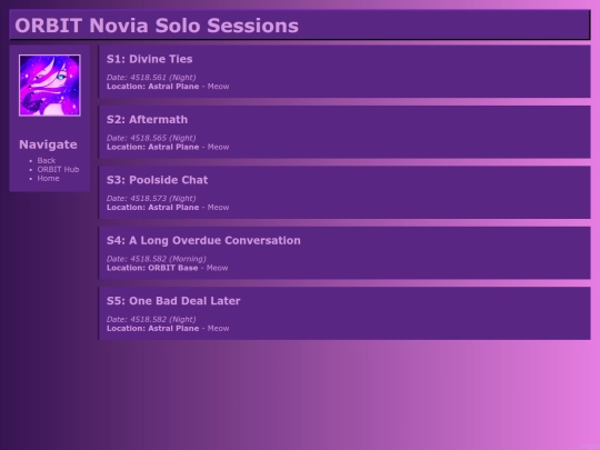 ORBIT/NoviaSolo screenshot