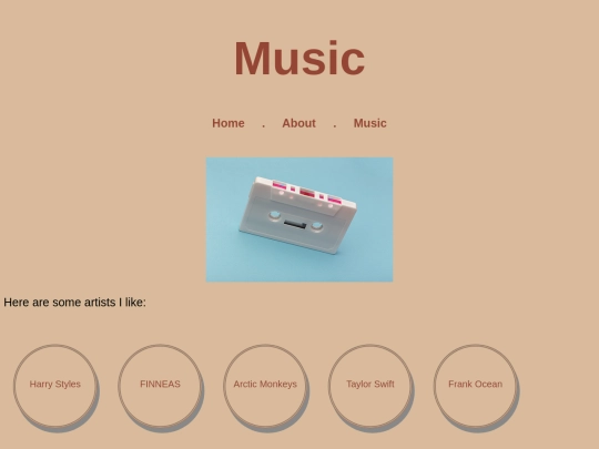 MusicRecs screenshot