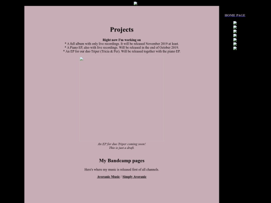 projects screenshot