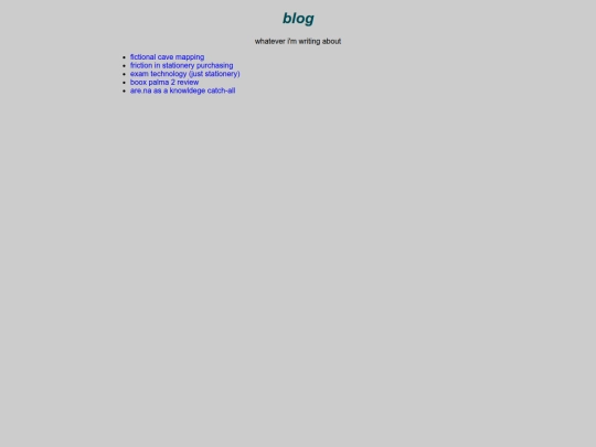 blog screenshot