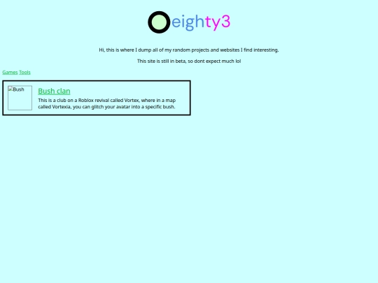 index screenshot