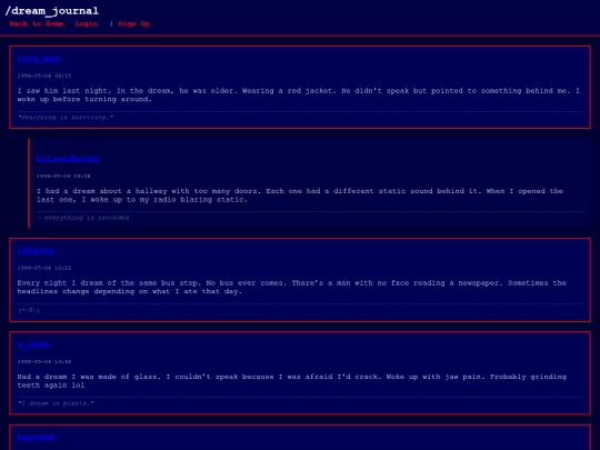 dream_journal screenshot