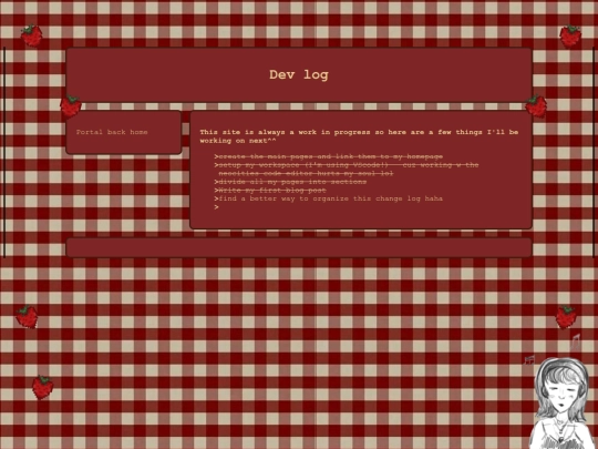 pages/dev-log screenshot
