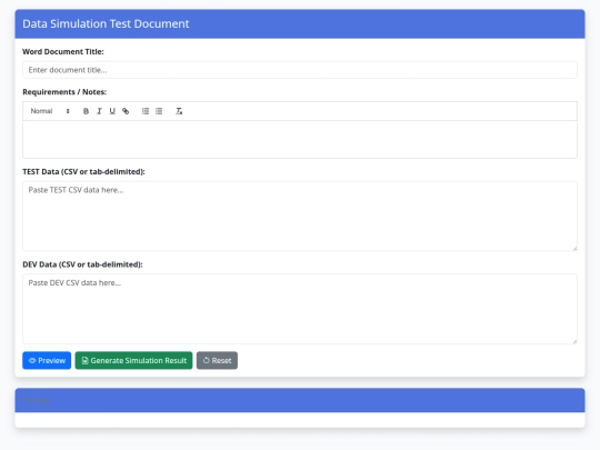DSTestDocs screenshot