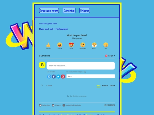 Kinz korner/posts/atemplate screenshot