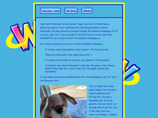 Kinz korner/posts/first post screenshot