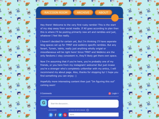 Rusty rambles/posts/Hello world screenshot